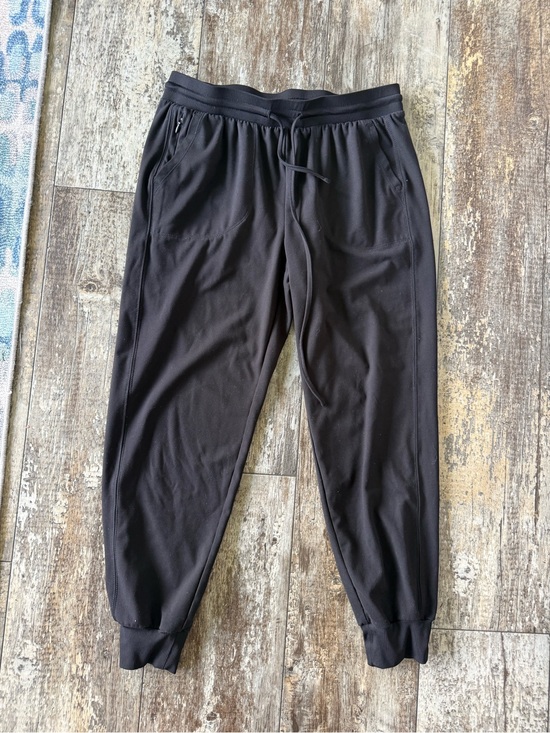 Pants - 2 for $20 sale: Soft lightweight black cropped jogger sweatpants zip pocket - M